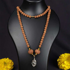 5 Mukhi + Sphatik Lingam mala