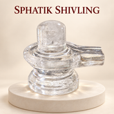 Sphatik Shivling – Natural Crystal Shivling for Shiva Puja