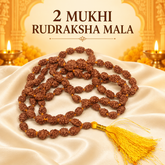 2 Mukhi Rudraksh Mala