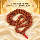 5 Mukhi Rudraksh Kantha (54 Beads)