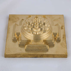 Shri Yantra Meru Brass (Akhand CNC Cutting)