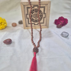 4 Mukhi Nepali Rudraksha + 5 Mukhi Indonesian Rudraksha Mala Combination