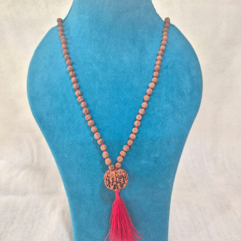 6 Mukhi Nepali Rudraksha + 5 Mukhi Indonesian Rudraksha Mala Combination