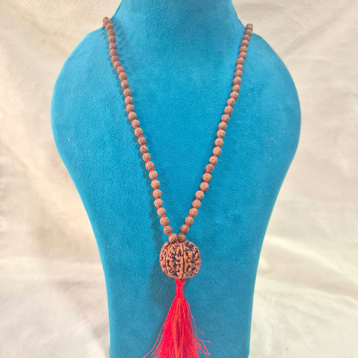 4 Mukhi Nepali Rudraksha + 5 Mukhi Indonesian Rudraksha Mala Combination