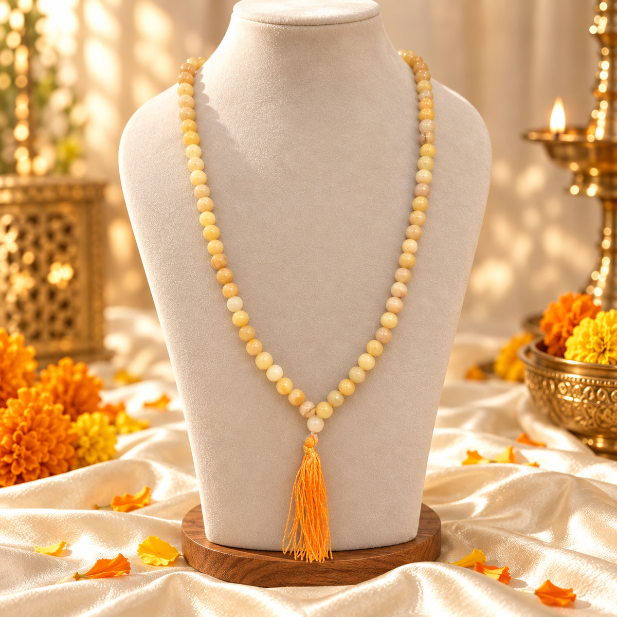 Golden Mala 8 mm