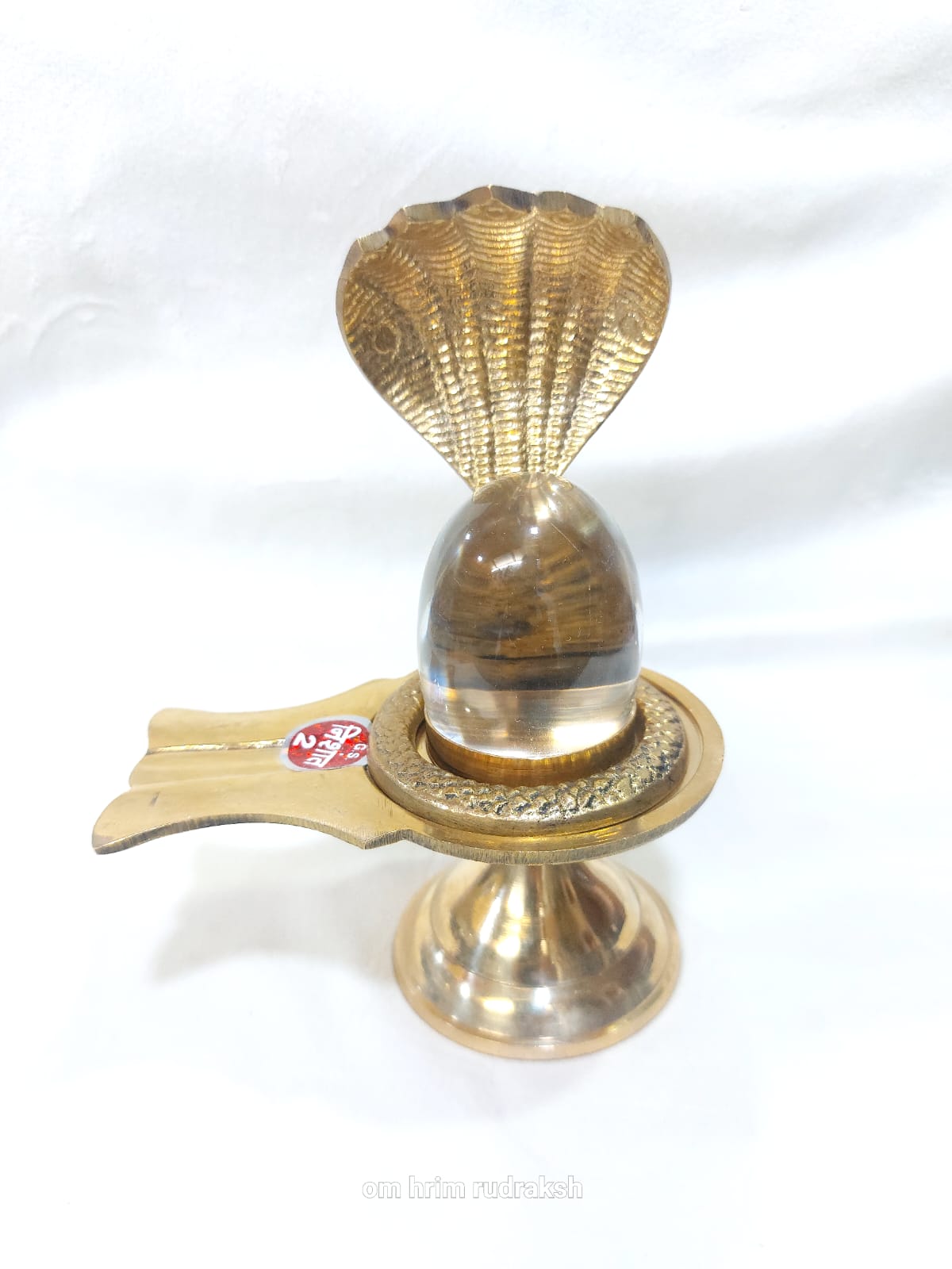 Sphatik Shivling With Brass Jalhari