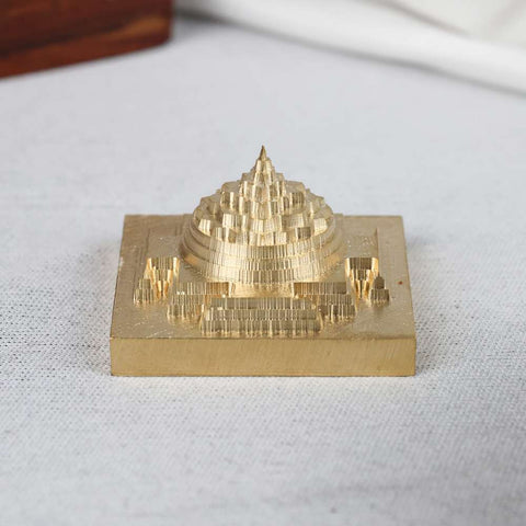 Shri Yantra Meru Brasspust (Akhand CNC Cutting)