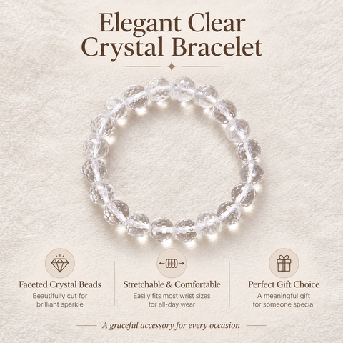 Cristal (Sphtic) Bracelet Dimond Cut Bracelet