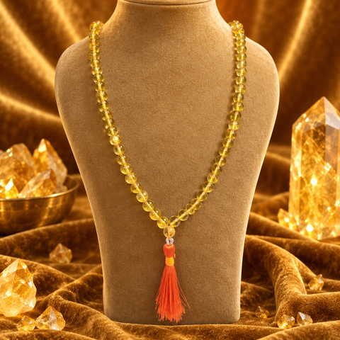 Citrine Mala 8 mm