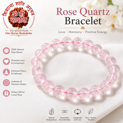Rose Quartz Premium Quality Crystal – Love, Harmony & Emotional Balance (10 MM)