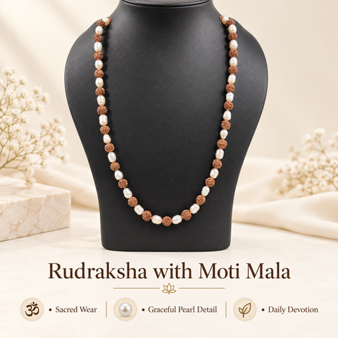 Rudraksh Moti Mala