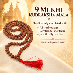9 Mukhi Rudraksh Mala