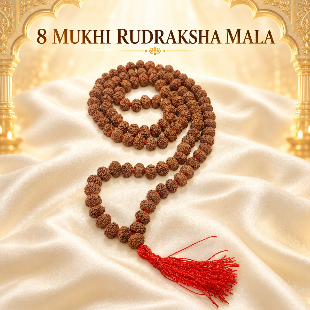 8 Mukhi Rudraksh Mala