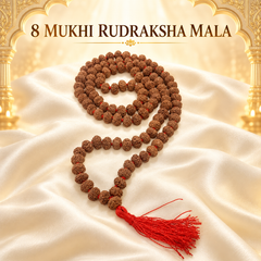 8 Mukhi Rudraksh Mala