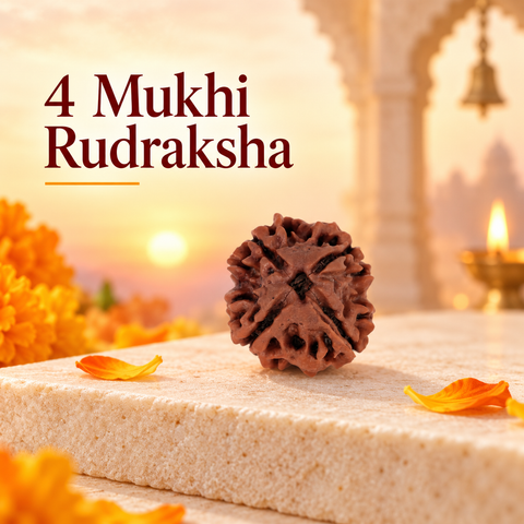 4 Mukhi Nepali Rudraksh