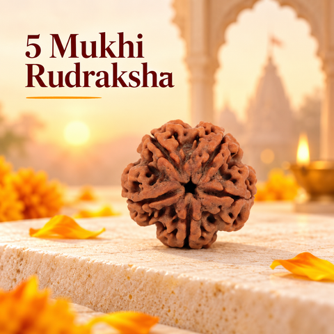 5 Mukhi Nepali Rudraksh