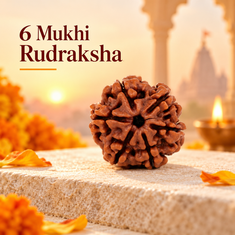 6 Mukhi Nepali Rudraksh