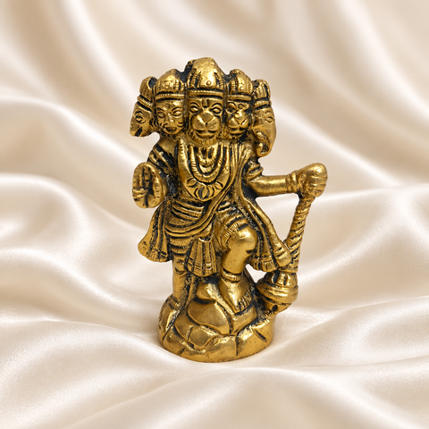 Panch Mukhi Hanumanji (Brass)