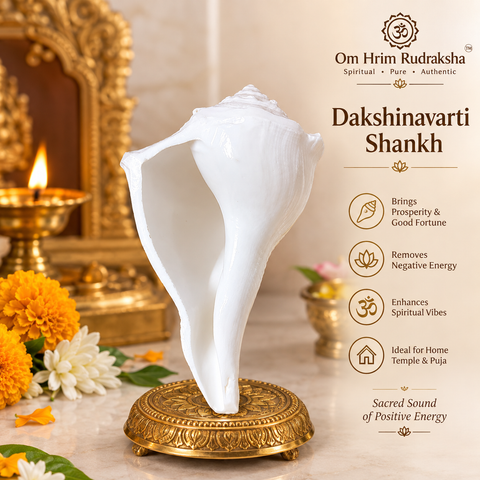 Dakshinavarti Shankh (Right-Handed Conch)