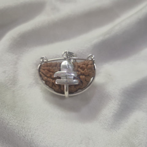 1 mukhi rudraksh silver capping