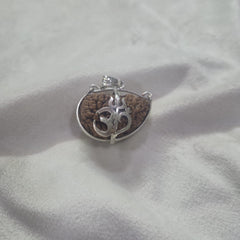 1 mukhi rudraksh silver capping
