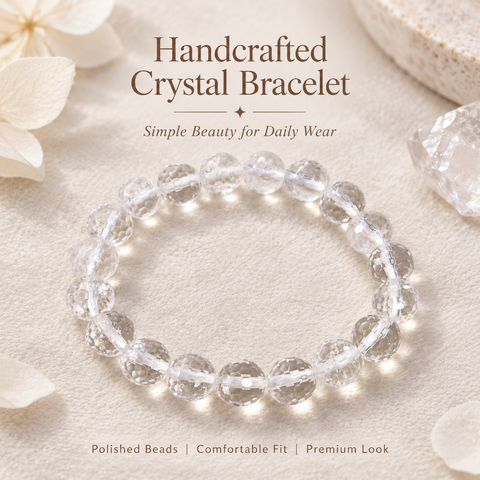 Cristal (Sphtic) Bracelet Dimond Cut Bracelet