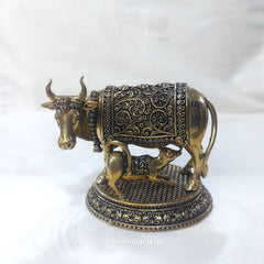 Cow with Calf ( Kamdhenu) Brass