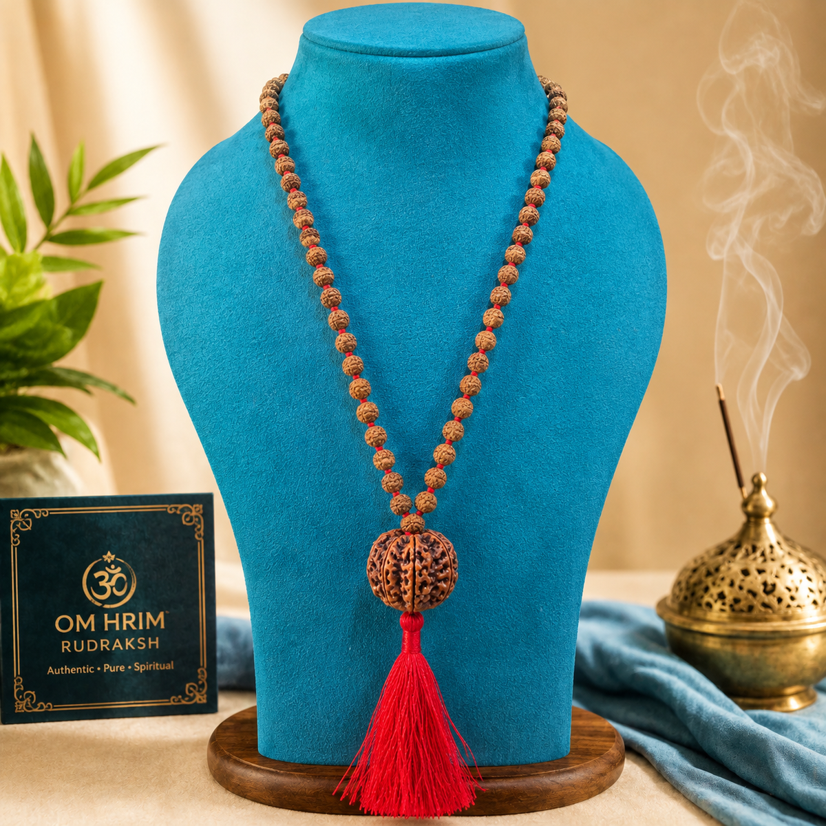 7 Mukhi Nepali Rudraksha + 5 Mukhi Indonesian Rudraksha Mala Combination